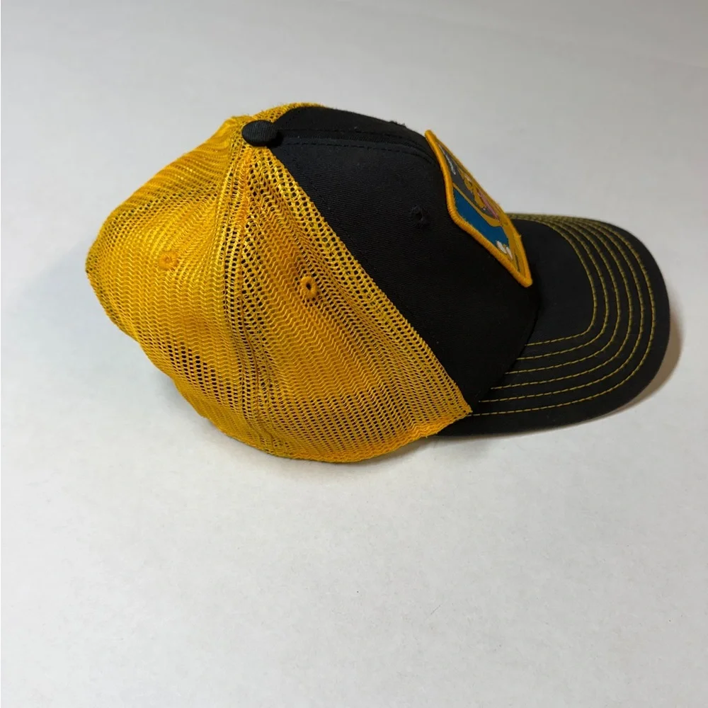 Pokemon Charizard Patch Black And Orange Trucker Mesh Snapback Hat‎